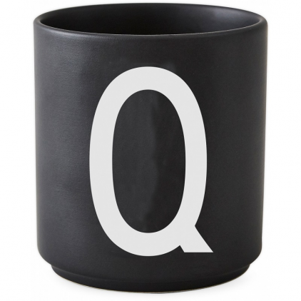 Black porcelain cup - Q