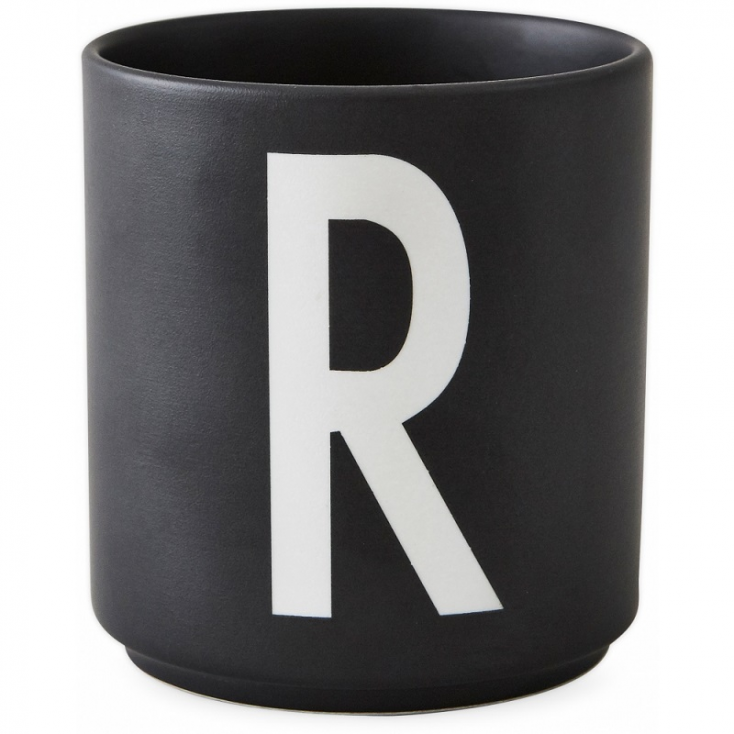 Black porcelain cup - R