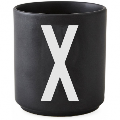 Black porcelain cup - X
