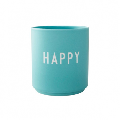 Favourite cup - Happy - Turquoise