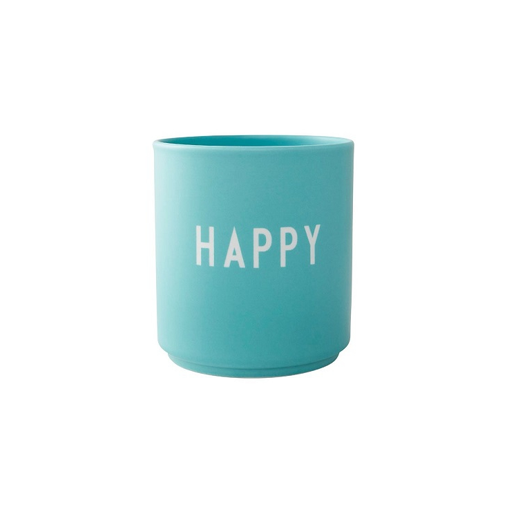 Favourite cup - Happy - Turquoise