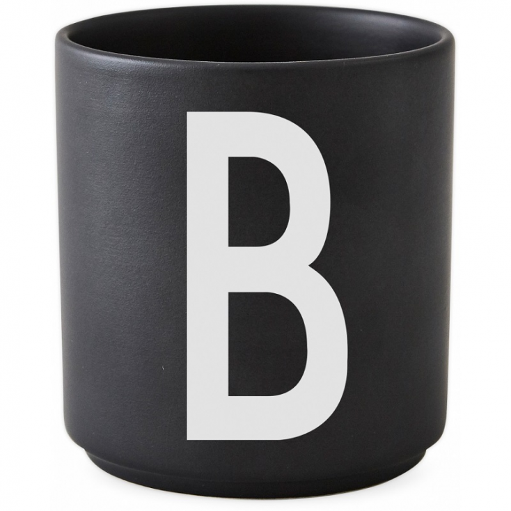 Black porcelain cup - B