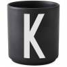 Black porcelain cup - K