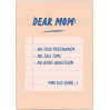 Kaart blanche - carte postale - Dear mom