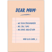 Kaart blanche - carte postale - Dear mom