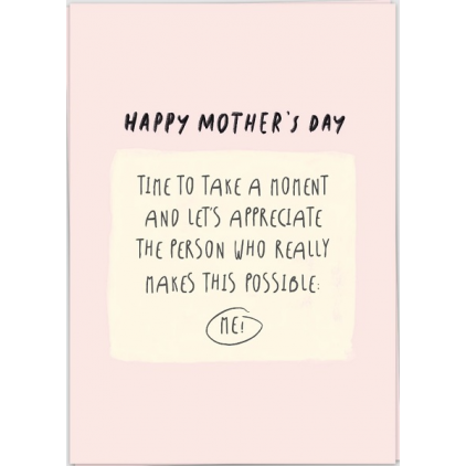Kaart blanche - carte postale - Happy mother's day