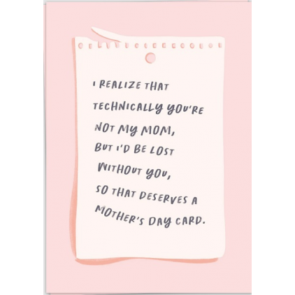Kaart blanche - carte postale - Technically mom