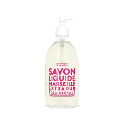 savon liquide Extra Pur 500 ml verre rose sauvage