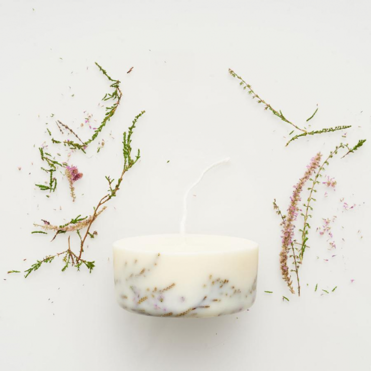 Soy wax candle - 220ml - Heather with heather fragrance