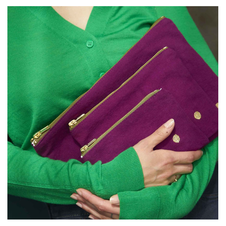Pouch S - Iona Purple Rain Lichen