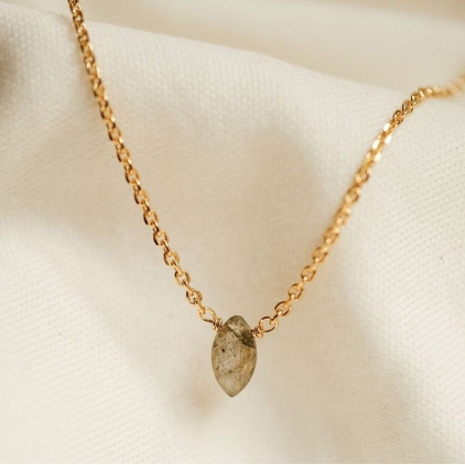 Collier Elena - Labradorite - 11057 - Amulette