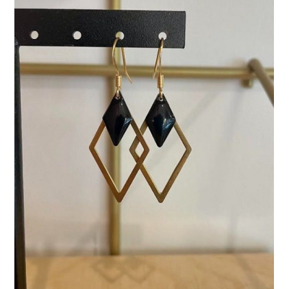 Boucle d'oreille en laiton-astrid