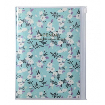 Agenda Flower 2023-2023 - Turquoise