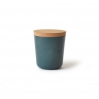 Gusto Small Storage Jar with cork lid blue abys