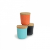 Gusto Small Storage Jar with cork lid blue abyss