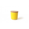 Gusto Small Storage Jar with cork lid lemon