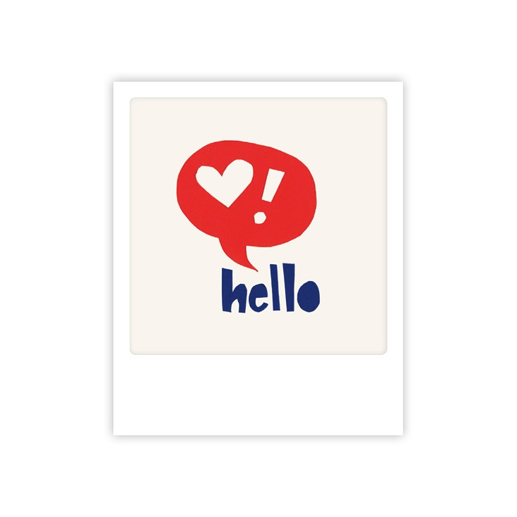 Mini carte postale Hello! MP0133EN