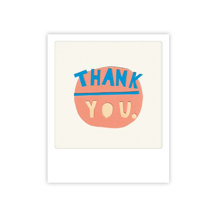 Mini carte postale Thank you MP0134EN