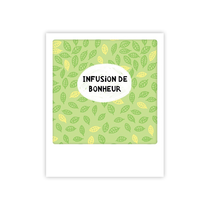 Mini carte postale Infusion de bonheur MP0219FR