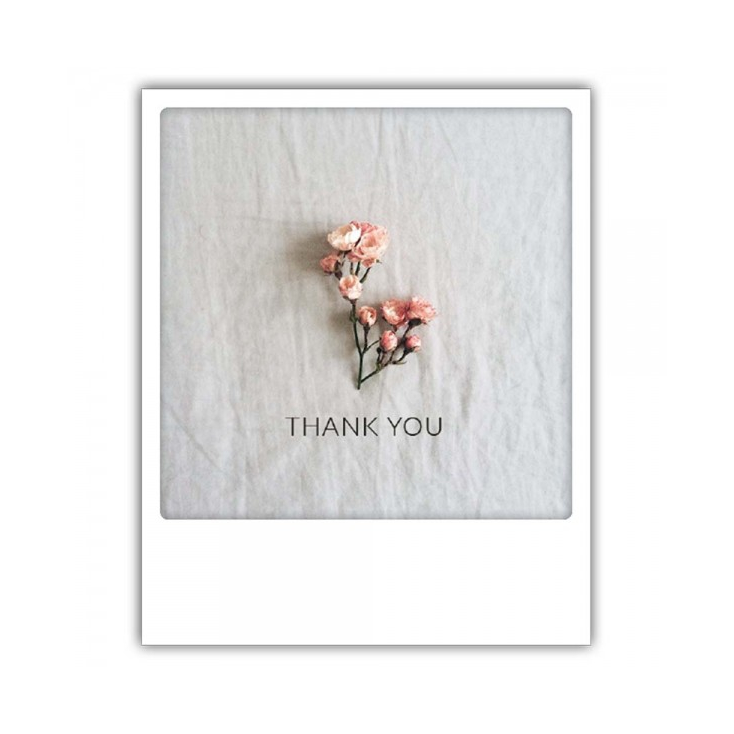 Carte postale Thank you flowers ZG0216EN