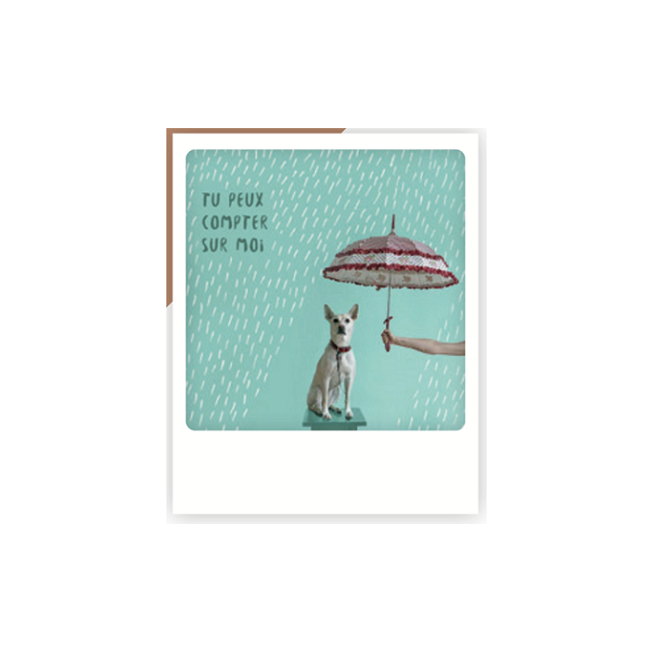 Carte postale Tu peux compter sur moi ZG0336FR