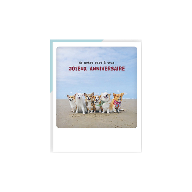 Carte postale joyeux plage ZG0817FR