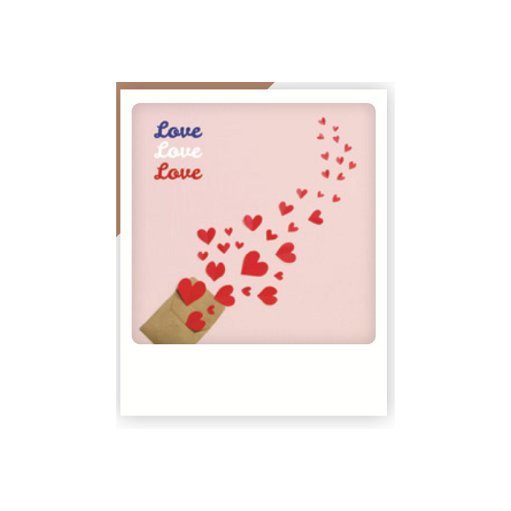 Carte postale love love love ZG0853EN