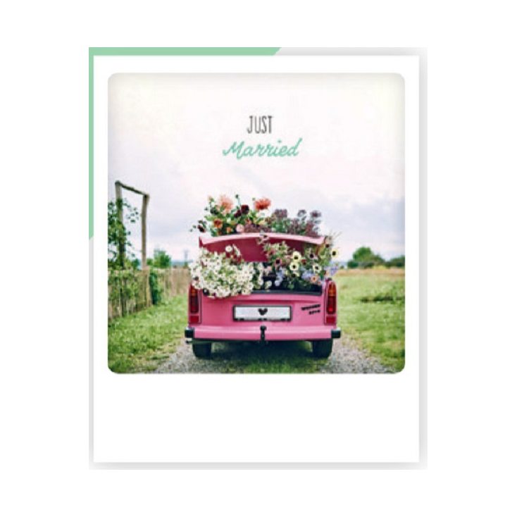 Carte postale - just married ZG0779EN