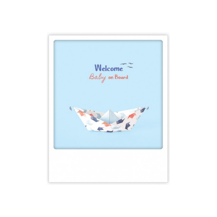 Carte postale - Welcome baby on board - ZG0935EN
