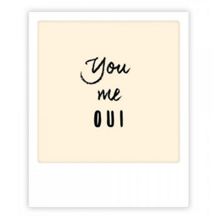 Mini carte postale - You, Me, Oui - MP0268EN