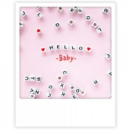 Carte postale Hello Baby ZG0795EN