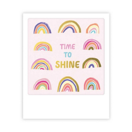 Mini carte postale Time To Shine MP0787EN