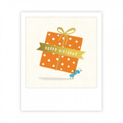 Mini carte postale Happy Birthday MP0551EN