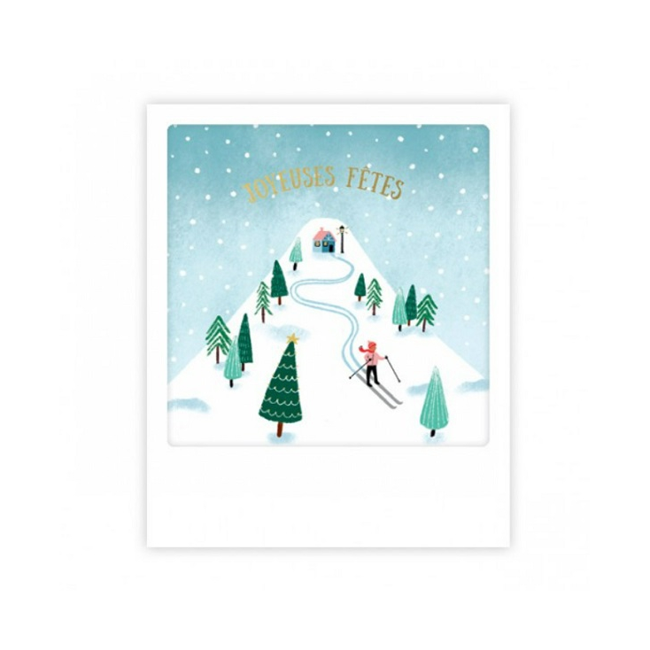 Mini carte - Joyeuses fêtes -  XMP0201FR