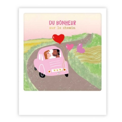 Mini carte postale - Du bonheur sur le chemin - MP0793FR