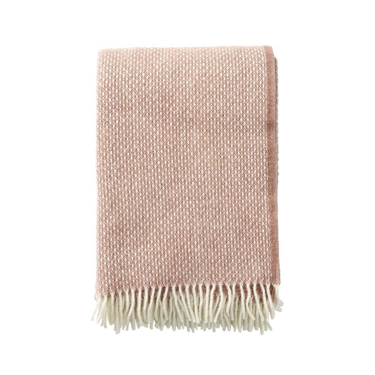 Plaid - Freckles nude - woven 100% lambs wool
