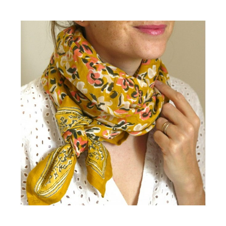 Foulard adulte - Zinnia Marigold