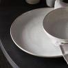 Dinner plate - Pion - grey/white