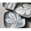 Plate - Chesnut - grey - blue