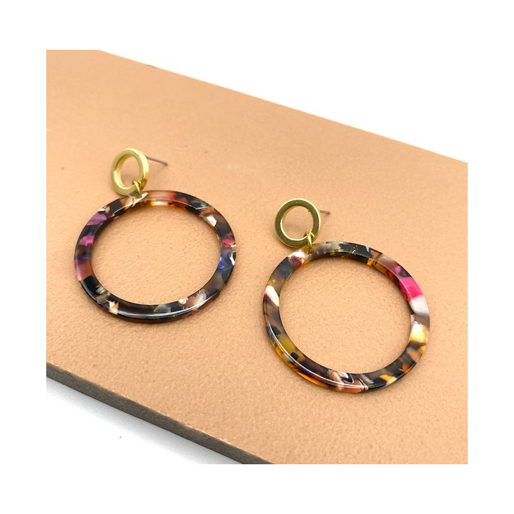 Boucles d'oreilles Azoia - multicolor