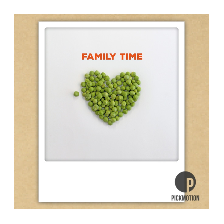Carte postale Family peas ZG0482EN