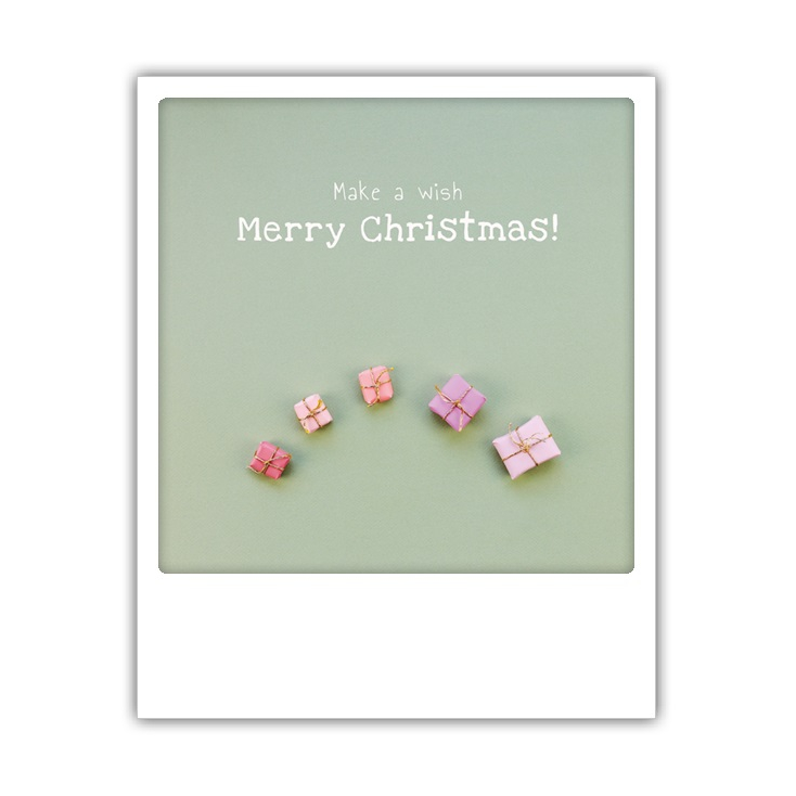 Carte postale Make a wish merry christmas XM0188EN