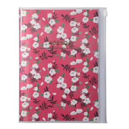 Agenda Flower B6 2023-2024 - Red