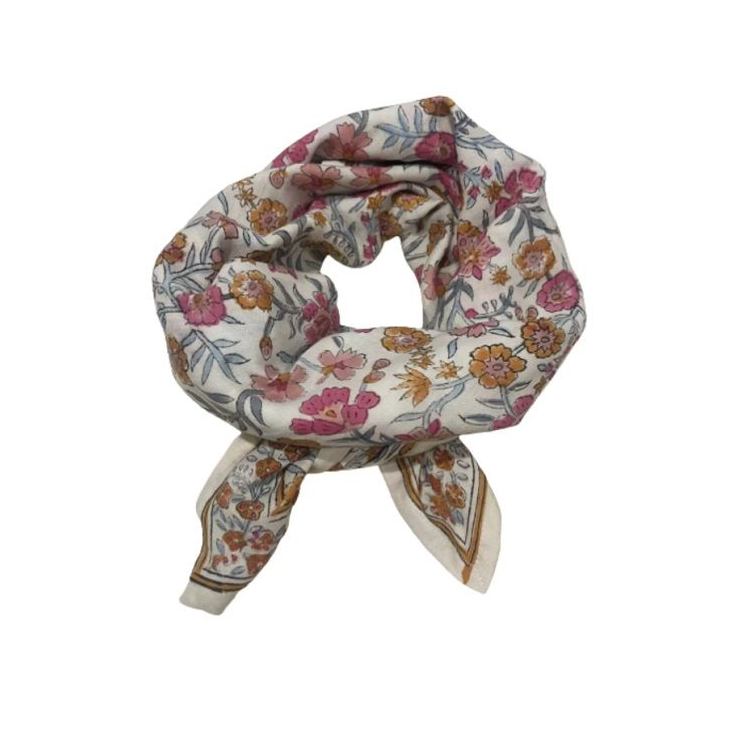Foulard Dheli - Azur