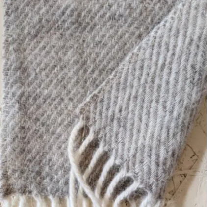Wool blanket - Mono - Limestone
