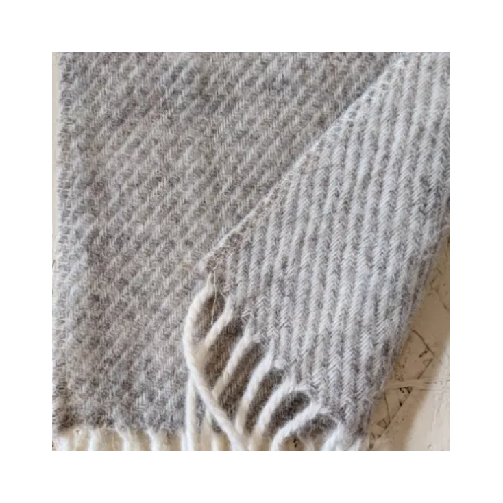 Wool blanket - Mono - Limestone