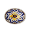 Soap Dish - blue pottery - jaune - POR559