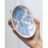 Soap Dish - blue pottery - bleu ciel - POR558