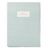 Large notebook - Check light blue