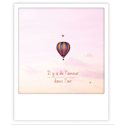 Carte postale - Il y a de l'amour dans l'air - ZG1205FR